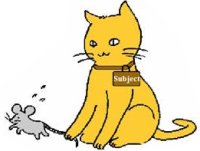 Japonês - Rato e gato