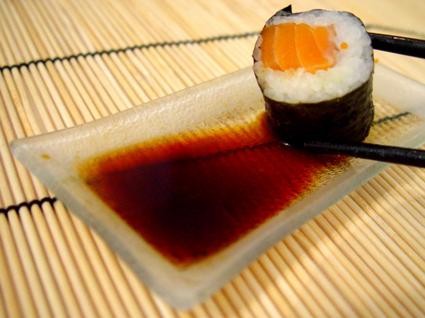 Sushi salmão